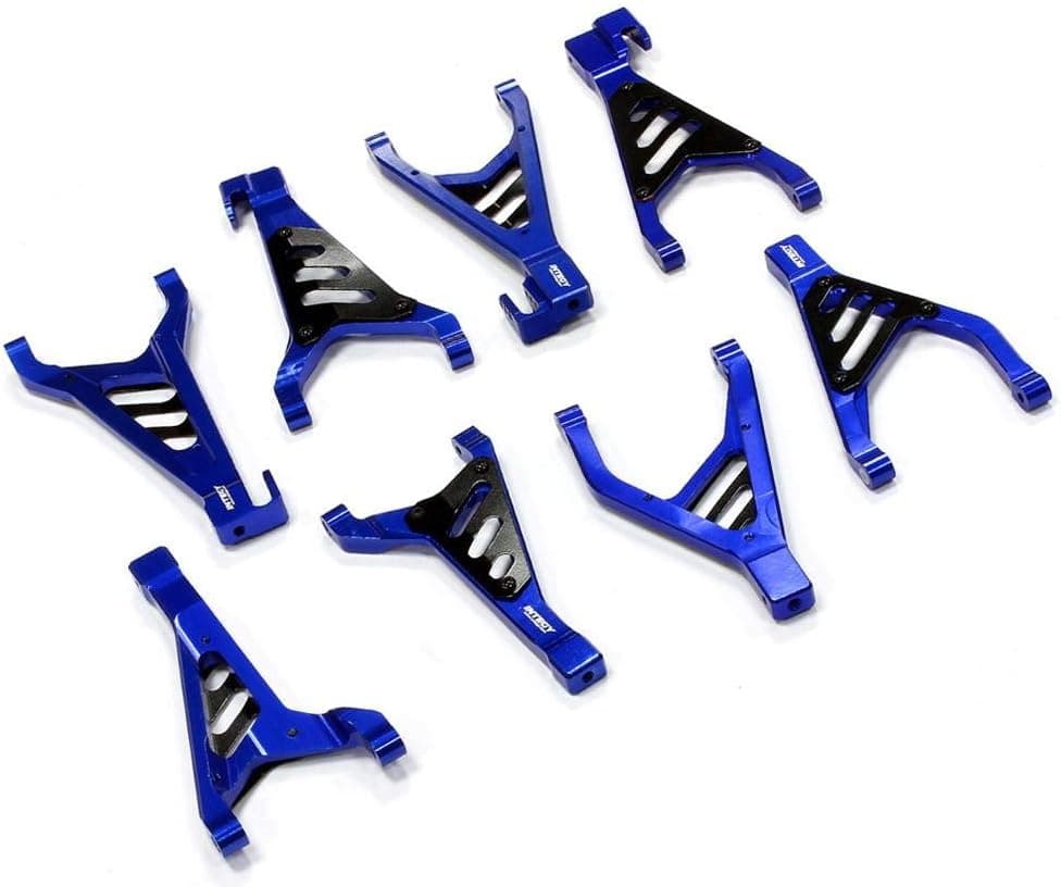 Integy RC Model T4149BLUE Billet Machined Type II Suspension Kit for Traxxas 1/10 Revo & E-Revo