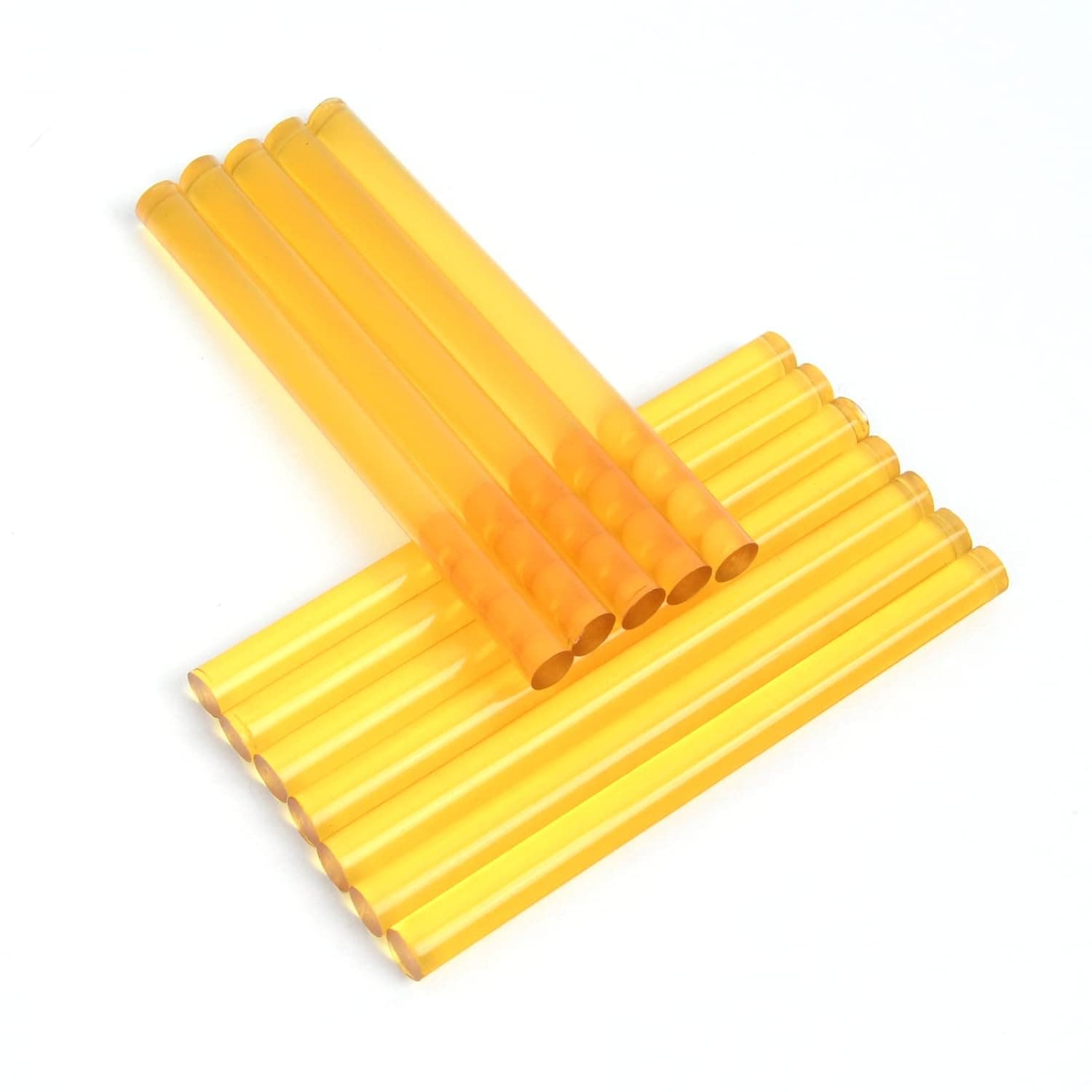 Neitsi 12Pcs Keratin Glue Sticks for Hair Extensions,Professional Hot Melt Glue Stick,Hair Adhesive Keratin Gun Bond Glue Stick for DIY Project (Yellow)