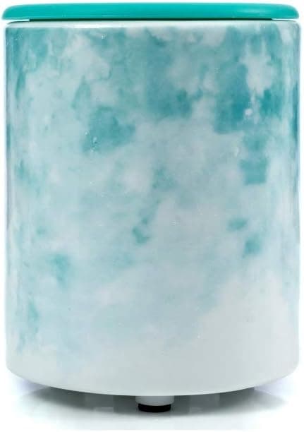 Happy Wax - New USB Mini-Tabletop Wax Wax Warmer in Watercolor for Scented Wax Melts - Electric Wax Melter with Patent-Pending Silicone Top and Micro USB Cable (AC Adapter Included)