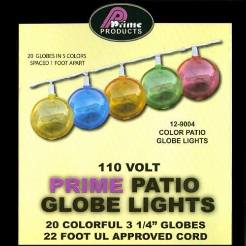RV Awning String Lights Outdoor Patio Party Lights Globe Hanging Lights (Mulit-Color)