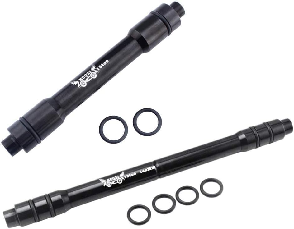 Qfauto 12/15mm to 9mm Quick Release Hub Conversion Skewer Thru Axle Hub Adapters Fit for Mountain Bike Bicycle