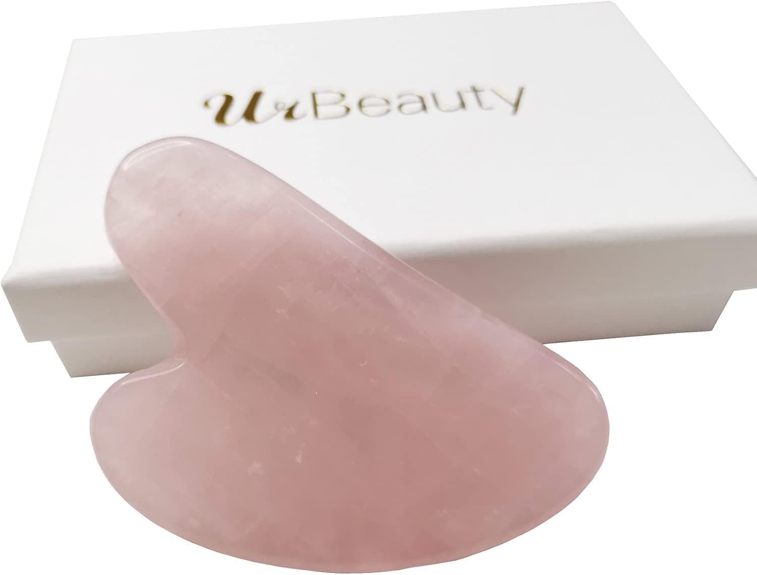 UrBeauty GuaSha Facial Massage Tool, Grade A Natural Jade Stone Gua sha Scraping Massager for Face Body SPA, Skin Care Beauty Tools