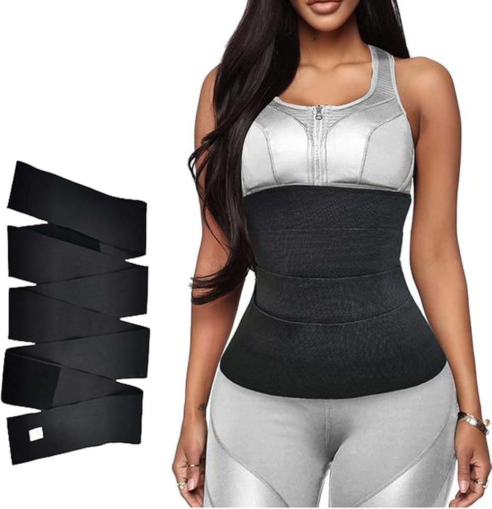13ft/19ft/26ft Invisible Wrap Waist Trainer for Women Plus Size Tummy Control Belt Long Slimming Band Underwear Body