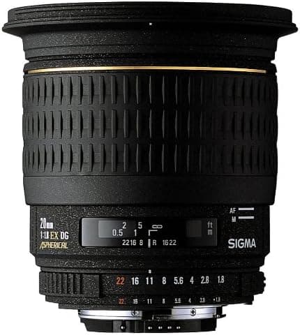 Sigma 20mm f/1.8 EX DG RF Aspherical Wide Angle Lens for Sigma SLR Cameras