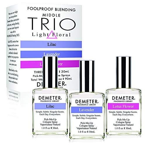 Demeter Fragrance Library Light Floral Foolproof Blending Set-3 Unique 1 oz Cologne Sprays -