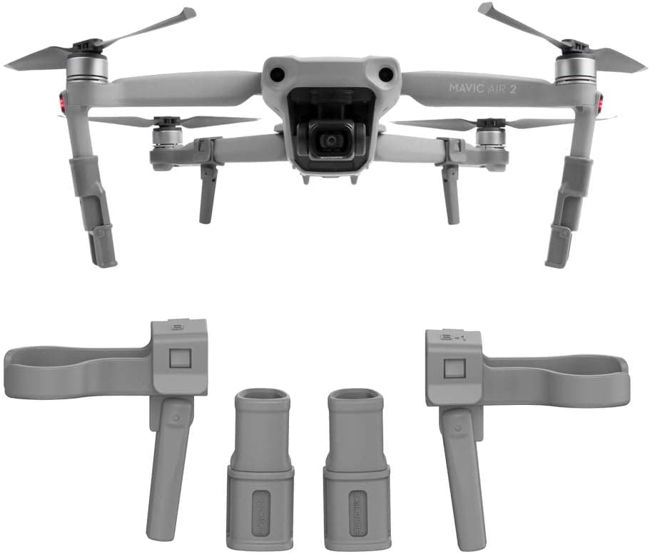 Mavic Air 2/Air 2SFoldable Landing Gear Extensions Support Leg Protection Adjustable Height for DJI Mavic Air 2/DJI Air 2S Accessories