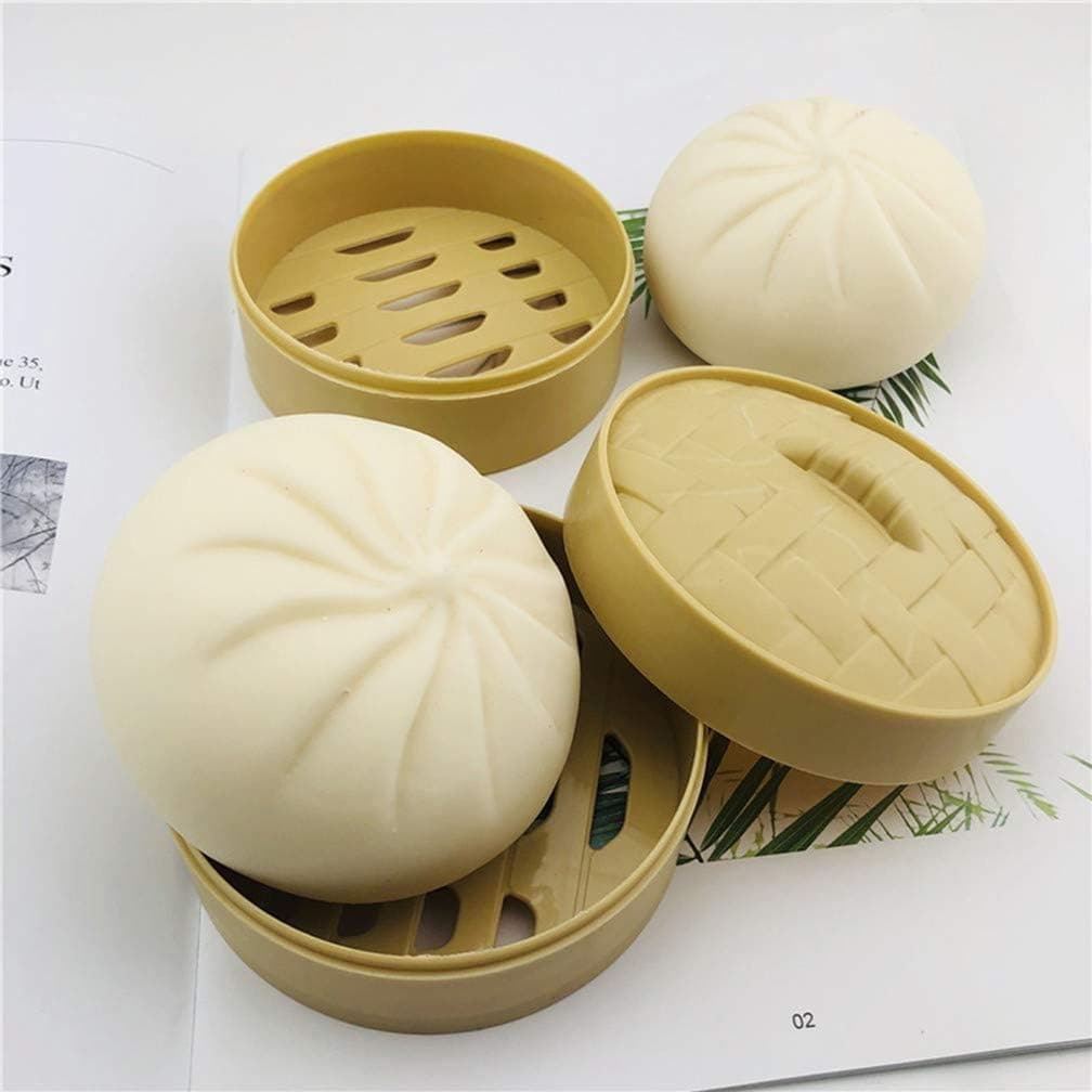 Steamed Stuffed Bun Squeezing Toy Simulation Big Bun Squeezing Toy Relieve Stress Slow Rising Squeeze Stress for Children Adults Medium