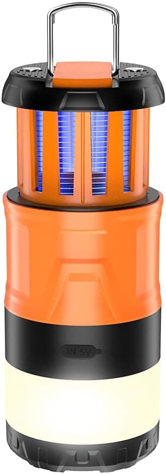 Sahara Sailor Camping Lantern Bug Zapper, 3 in 1 Stretchable Led Lantern Camping Light - 5 Modes Brightness Camping Lamp- Rechargeable Lantern- Ideal Camping Accessories