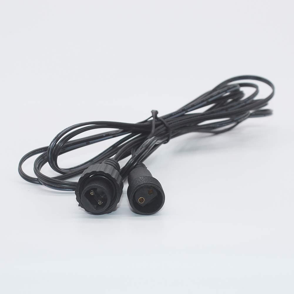 2Pin Extension Cable Wire with Male and Female LED Connectors, 22AWG 3M Extension Cord for Extending String Light to Transformer