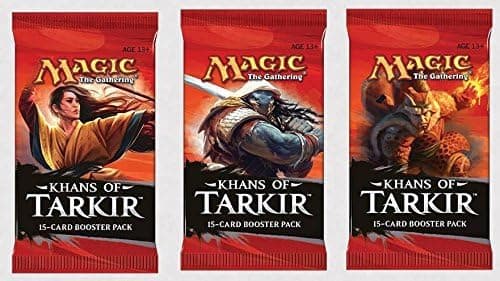 3 (Three) Packs of Magic: the Gathering - MTG: Khans of Tarkir Booster Pack Lot (3 Packs)