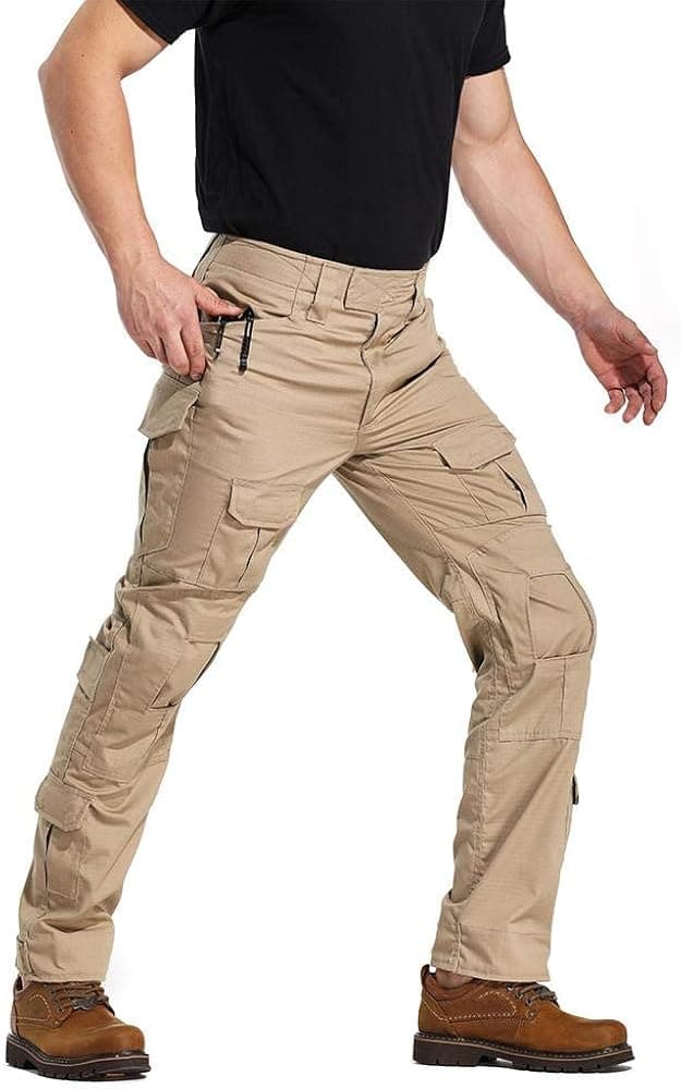 AKARMY Men's Hiking Pants for Men, Camo Travel Pants, Lightweight Mens Work Pants