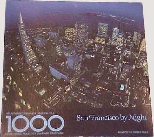 San Francisco By Night - 1000 Piece Puzzle - Springbok PZL5911