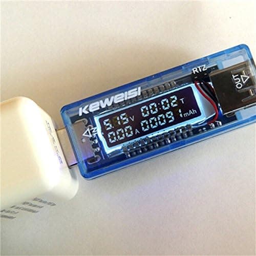 CoCocina KEWEISI 3V-9V 0-3A USB Charger Power Battery Capacity Tester Voltage Current Meter