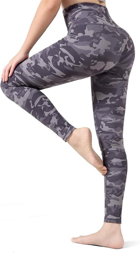 CLUCI High Waist Yoga Leggings for Women Tummy Control Workout Pants Non-See Through 4 Way Stretch with Pocket