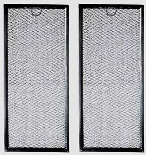 Microwave Filter Replacement for GE WB06X10596 13.3" x 5.85" Microwave Grease Filter Fit’s Samsung and Whirlpool Vent Filter (2-Pack)