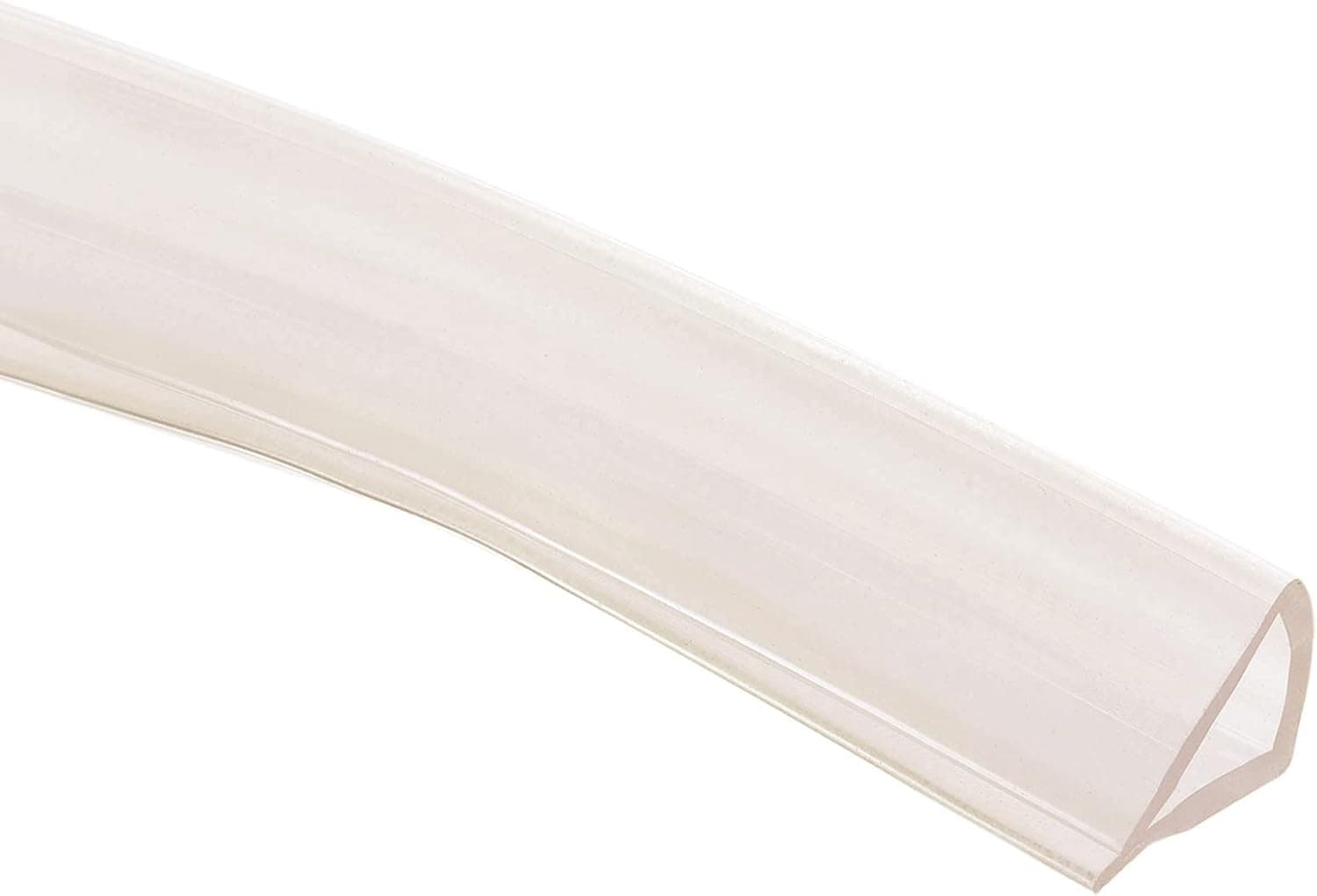 uxcell Trim Seal, PVC U-Seal Channel Edge Protector Sheet, Fits 8-9mm Edge 3Meters/9.84Ft Length, 0.55" Height Transparent Yellow