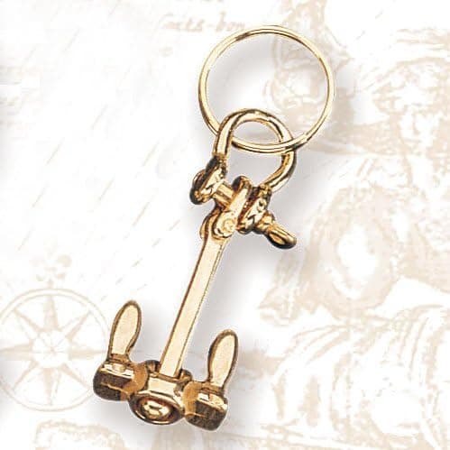 Set of Two Anchor Keychains