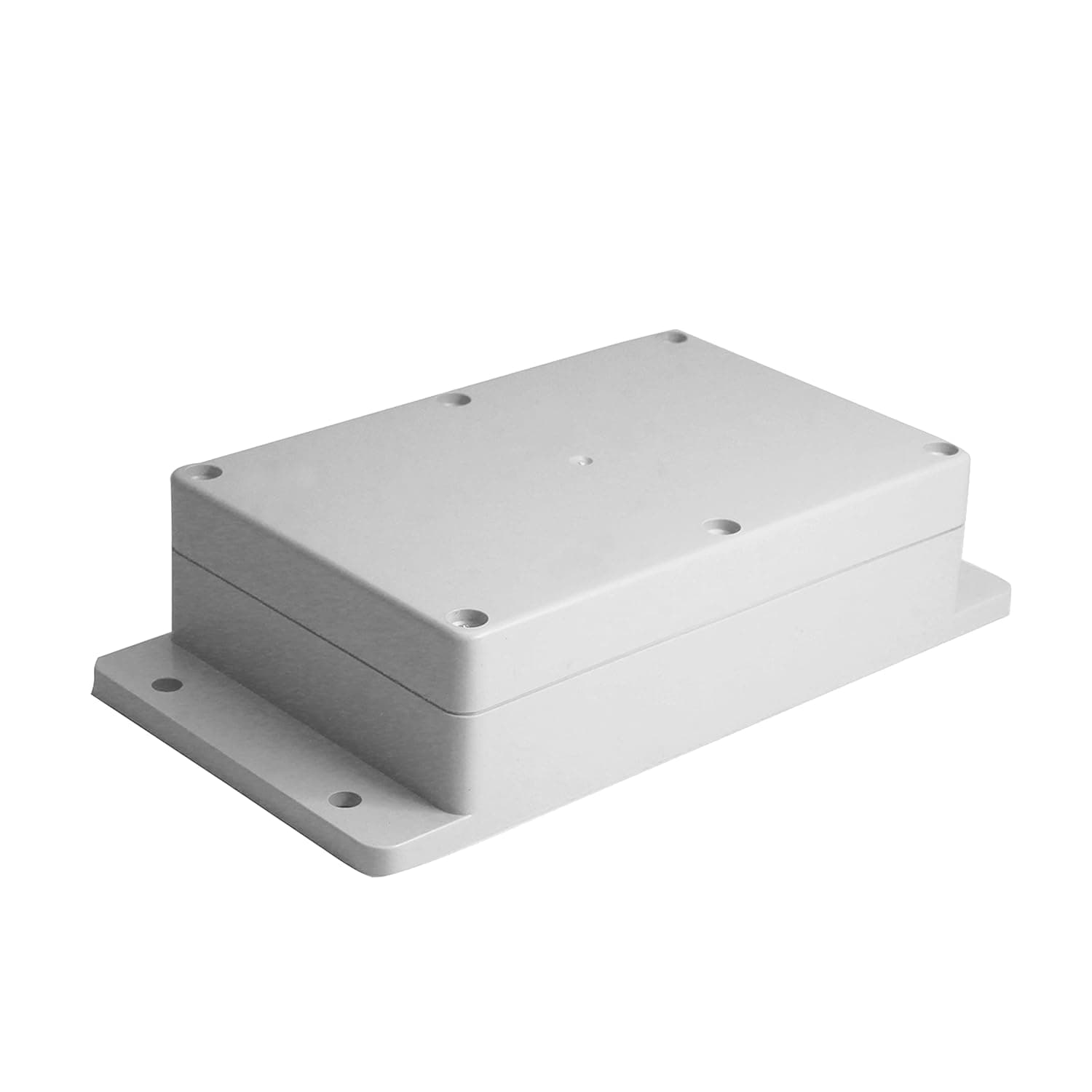 Heyiarbeit Waterproof Dustproof IP65 ABS Plastic Junction Box Universal Electric Project Enclosure Gray and Fixed Ear 5.9" x 3.93" x 1.77" (150 x 100 x 45mm)