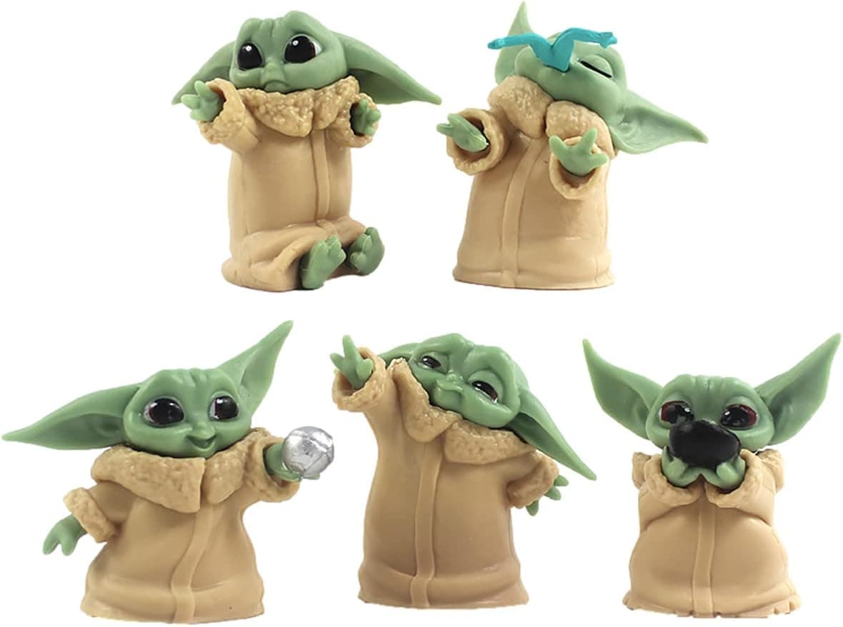 5 Pcs Cake Toppers for Star Wars,Galaxy wars Theme party supplies ,Exquisite Decorative Ornaments Kids Gifts