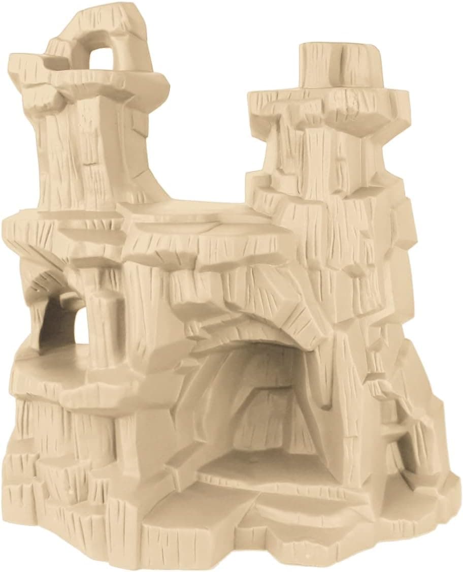 TimMee Desert Mountain Scenery - Tan Figure Display or Play Terrain - USA Made