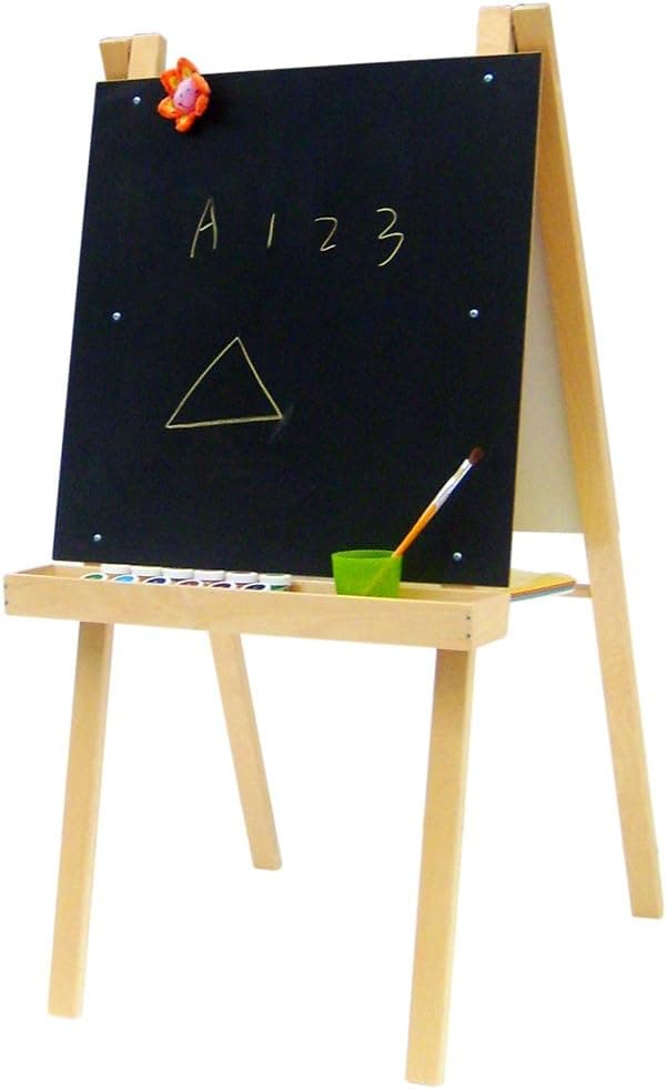 A+ ChildSupply Economy Art Easel with Black and White Board