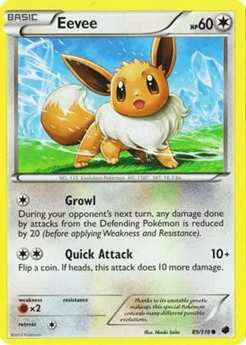 Pokemon - Eevee (89/116) - Plasma Freeze