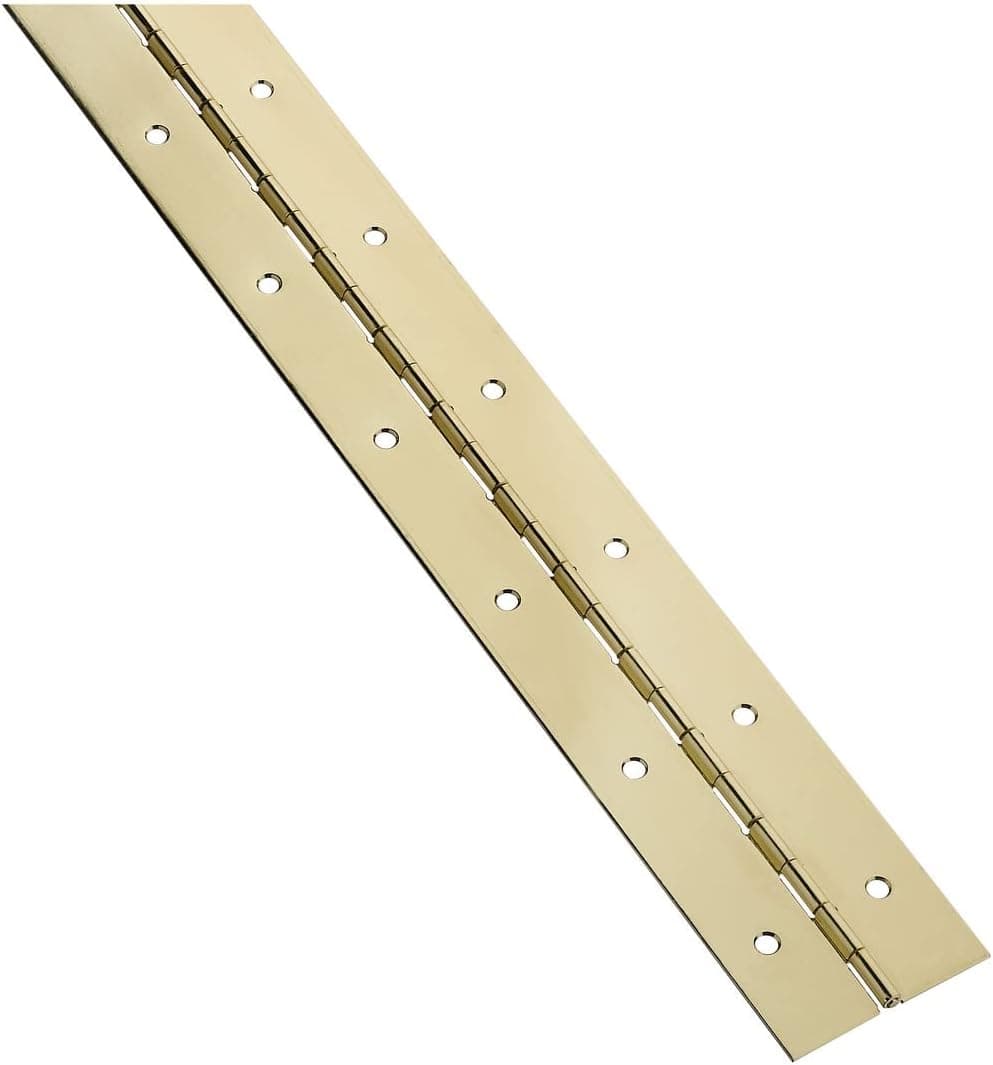 National Hardware N148-254 V570 Continuous Hinge in Brass