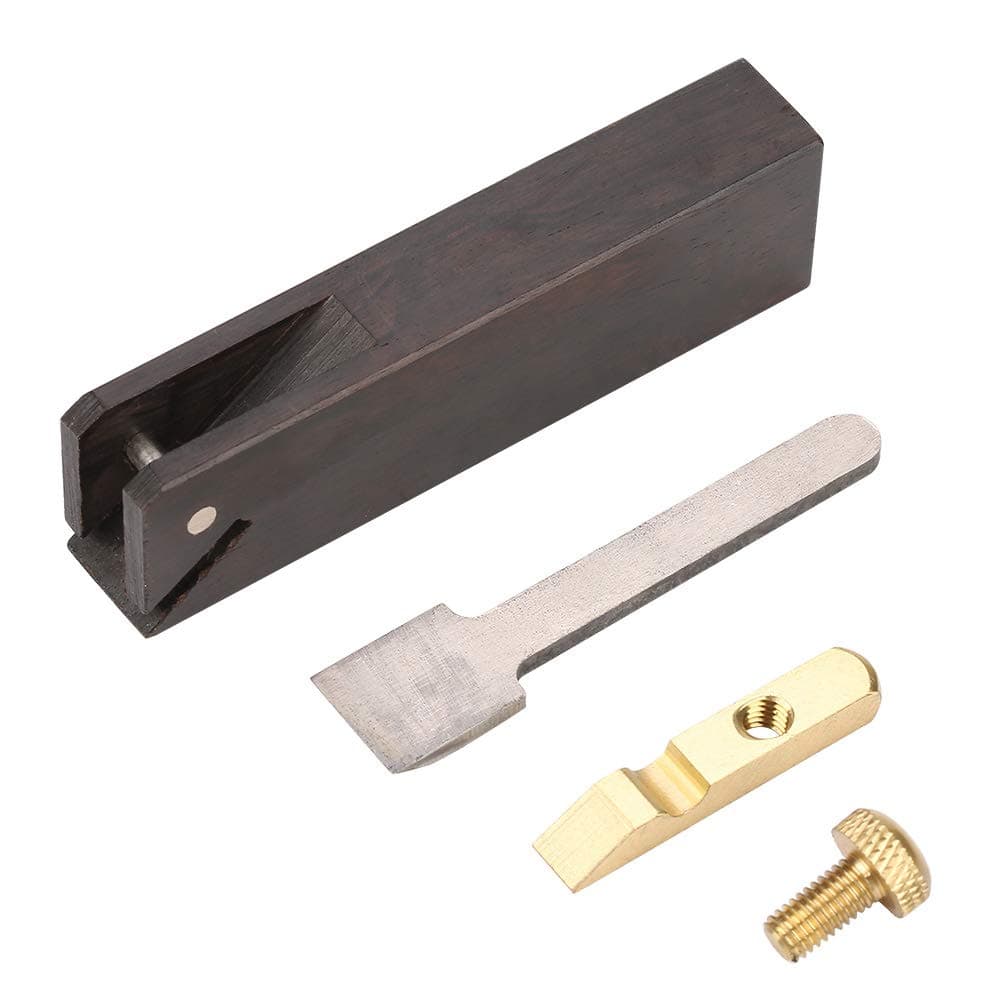 Mini Woodworking Plane/Hand Plane,Carpenter DIY Wood Cutting Tool,Made of Ebony, High Hardness and Wear Resistant,Cutting Part is Made of Steel, Durable to Use