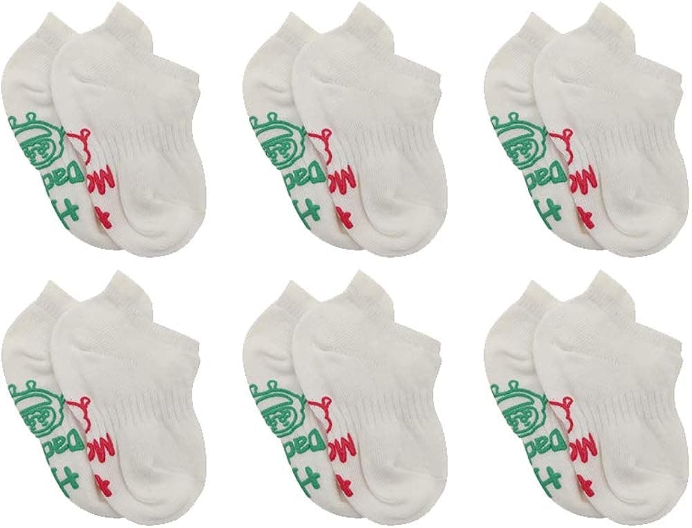 Baby Socks 6-12 Months Funny Newborn Present Baby Boy Quote Socks With Gift Box Pack of 6