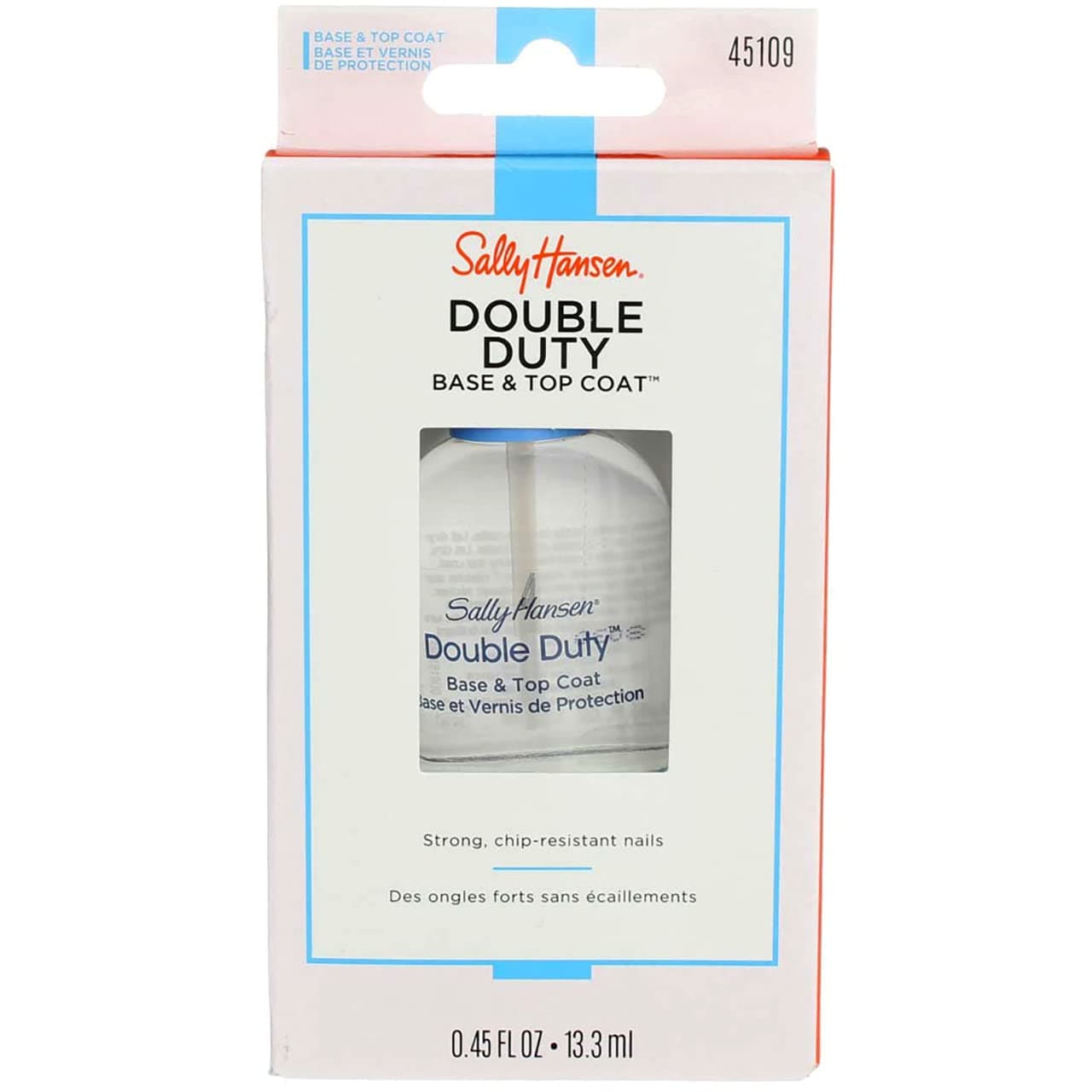 Sally Hansen Double Duty Base & Top Coat 0.45 Ounce (13.3ml) (3 Pack)