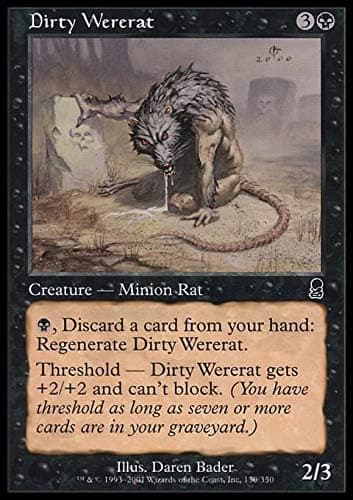 Magic The Gathering - Dirty Wererat - Odyssey