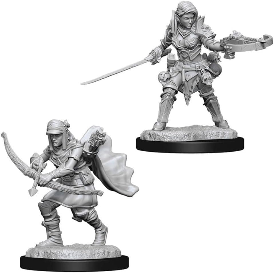 WizKids Pathfinder Battles Deep Cuts Unpainted Miniatures: Wave 7: Half-Elf Female Ranger
