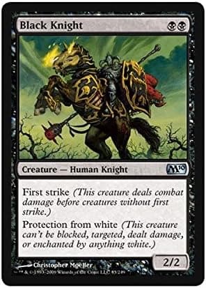 Magic The Gathering - Black Knight - Magic 2010