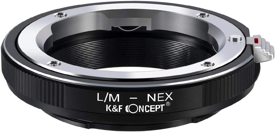 K&F Concept LM to NEX Adapter Compatible with Leica M Lens to Sony Alpha Nex E-Mount Camera Lens Mount Adapter