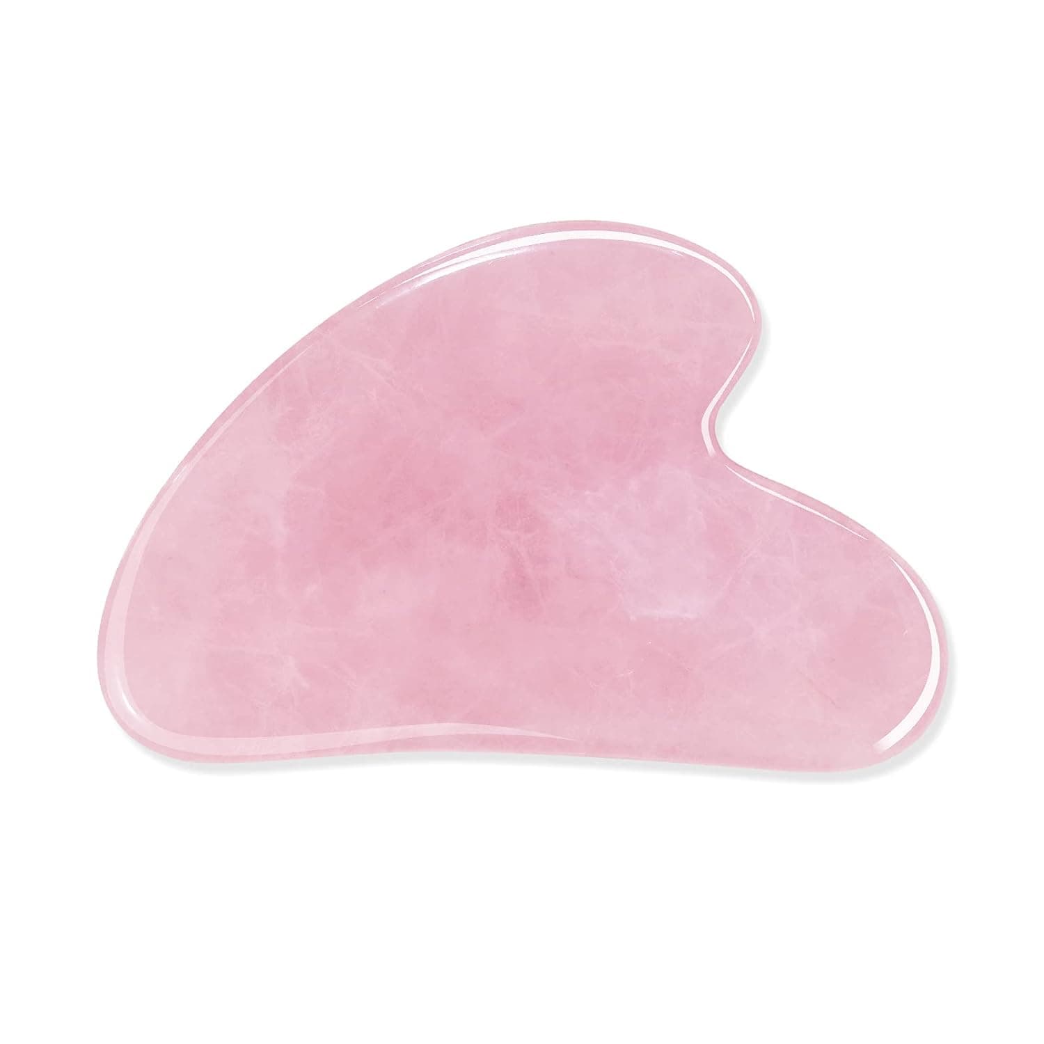 Gua Sha Facial Tools Jade Gua Sha Massage Stone Rose Quartz，Natural Jade Scraping Massage Tool Suitable for Physical Therapy and SPA Treatment，Gua Sha Scraping Massage Tool for Face Neck Eye Body