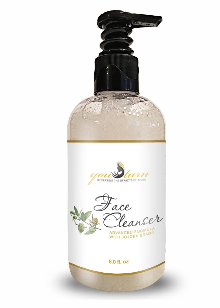 Face Wash & Facial Cleanser For Women & Men - Exfoliating Face Wash Helps With Blemishes & Blackheads - Natural Face Wash with Jojoba Beads - Gentle For Sensitive Skin - Acne Face Wash for Women & Men