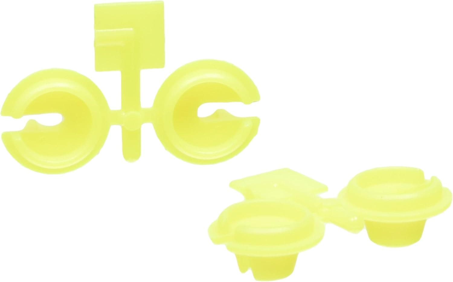 RPM Lower Spring Cups for HPI Savage, Savage-X, E-Savage and Most Losi & Traxxas Shocks, Yellow