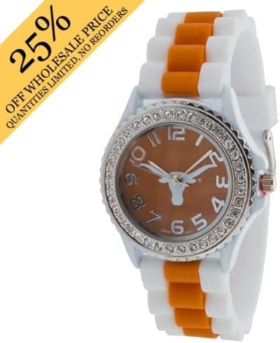 Texas Longhorn Collegiate Silicone Watch LARGE FACE