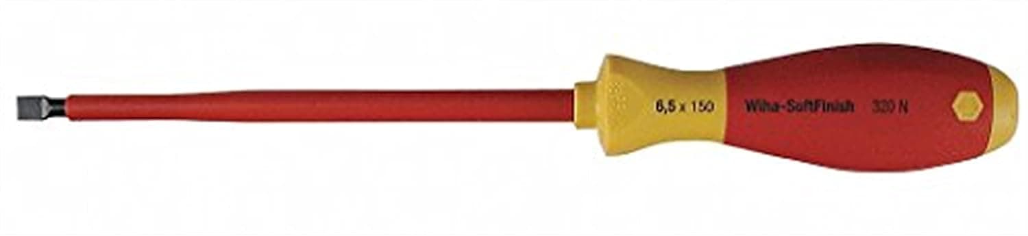 Wiha Tools Insulated SoftFinish Slotted Screwdriver
