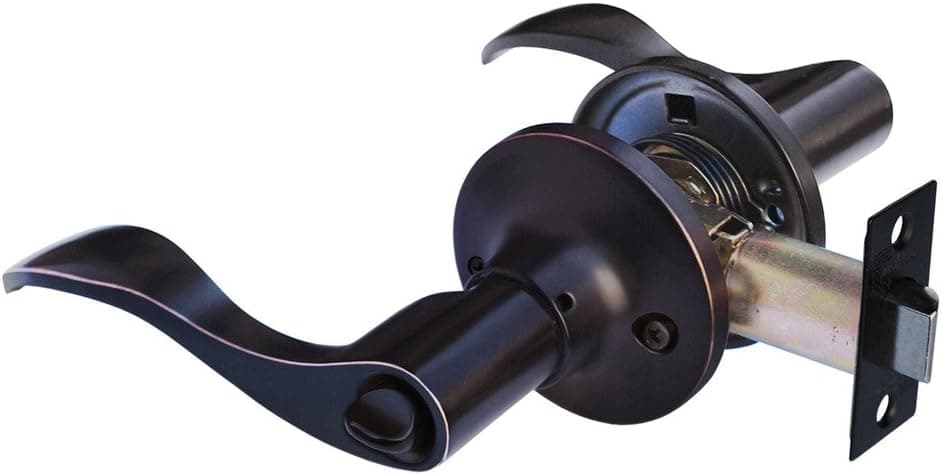CONSTRUCTOR CON2860 Prelude - Privacy Lever Door Handle, Oil Rubbed Bronze , Oil-Rubbed Bronze