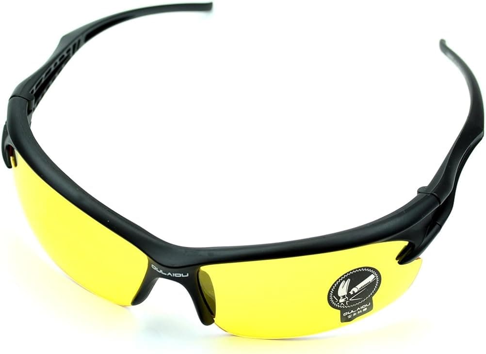GaoCold Hot Sports UV400 HD Night Vision Cycling Riding Driving Glasses Motorcycle Ski Snowboard Dustproof Anti-Explosion Sunglasses Goggles