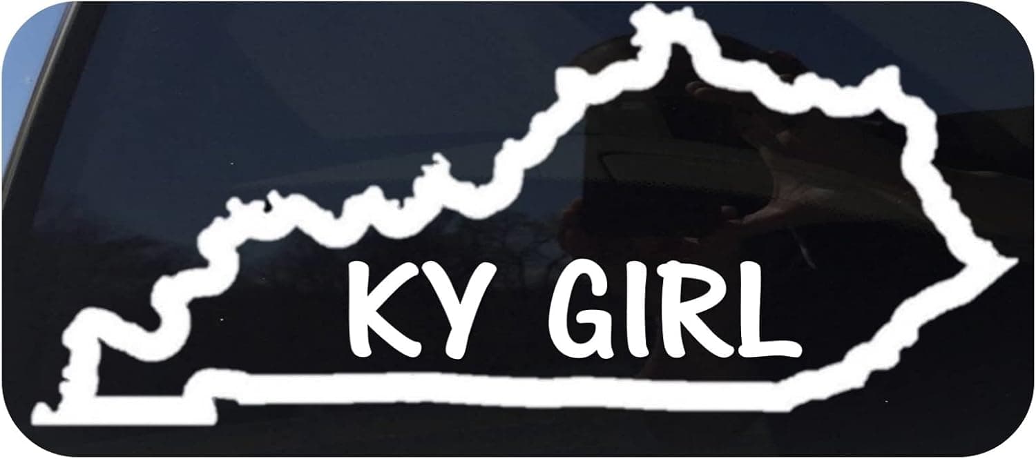 thatlilcabin - Kentucky Girl AS319 8" Sticker Decal