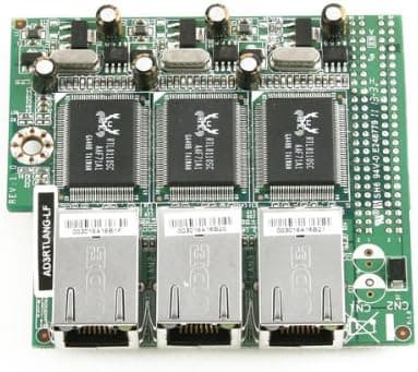 Jetway AD3RTLAN-G 3 x Gigabit LAN Daughterboard / Compatible with Jetway Motherboard: J7F2WE1G, J7F2WE1G2E, J7F2WE1G5, J7F2WE1G5D, J7F2WE2G