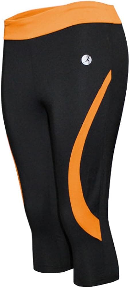 Necessity® Women's Performance Skinny Athletic Yoga Capri Leggings, Orange, XL …