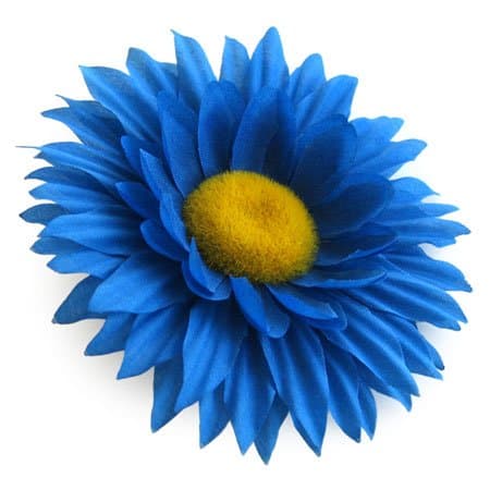 Sara Monica Flower Hair Clip and Pin Daisy_Dark Blue