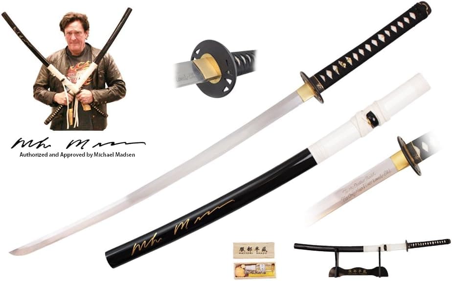 Onikiri Kill Bill Full Tang Handmade Budd Sword Signed by Michael Madsen