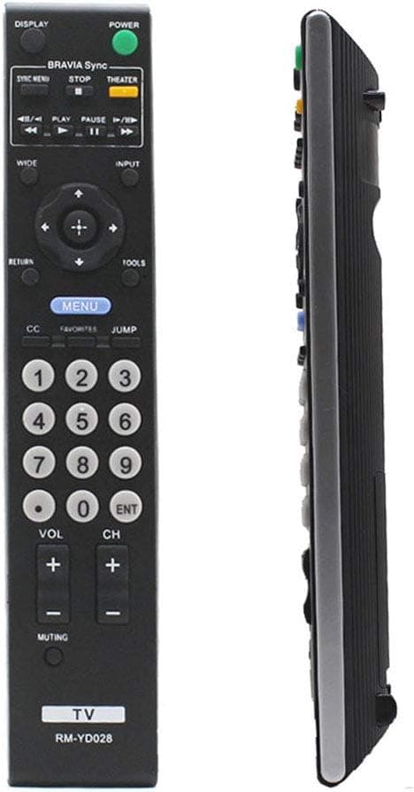 TV Remote Control RM-YD028 Replacement for Sony Bravia KDL-46VE5 KDL-46VL150 KDL-52S5100 KDL32L5000 KDL46S5100 KDL32XBR9 KDL52V5100 KDL46V5100 KDL52S5100 KDL32S5100 KDL40V5100 KDL26L5000