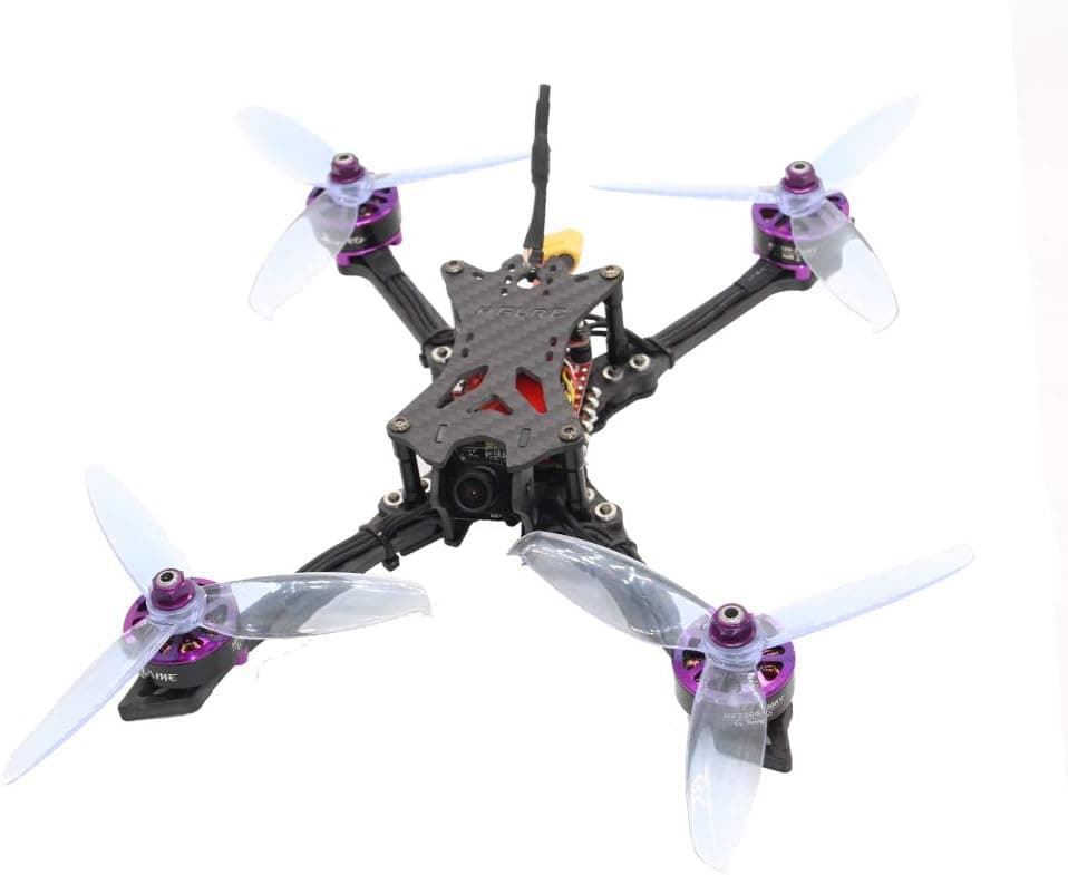 HGLRC Batman220 5 inch FPV Racing Drone F7 Flight Controller 2306 2450KV Brushless Motor 5mm Carbon Fiber Aircraft Frame Kit 800mW VTX Video Transmitter Quadcopter