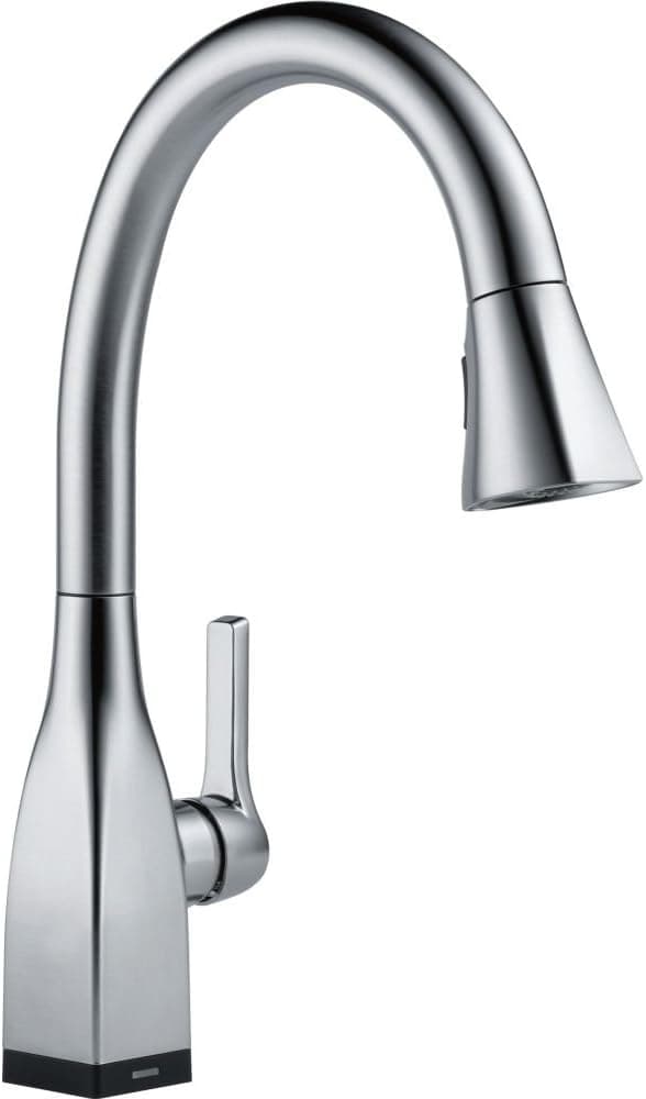 Delta Faucet Mateo Touch Kitchen Faucet Brushed Nickel, Kitchen Faucets with Pull Down Sprayer, Kitchen Sink Faucet, Touch Faucet for Kitchen Sink, Touch2O Technology, Arctic Stainless 9183T-AR-DST