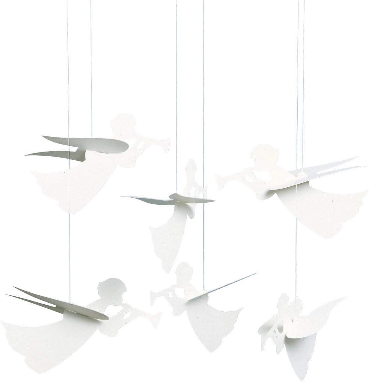 Angel Hanging Mobile - 16 Inches Cardboard - Handmade in Denmark by Flensted